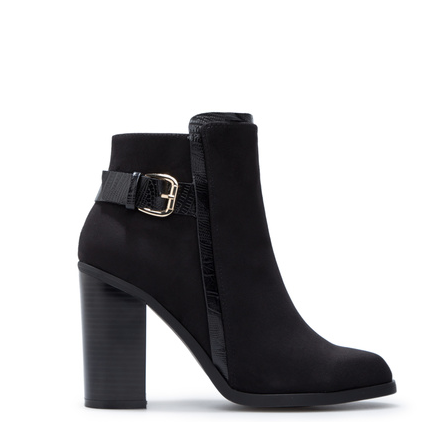 black ankle boots